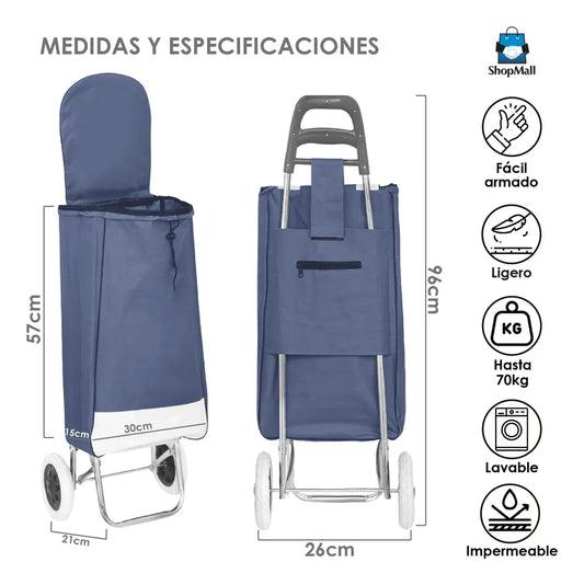 14 Carritos Para Mandando Plegable Bolsa Multiusos Resistente por Mayoreo