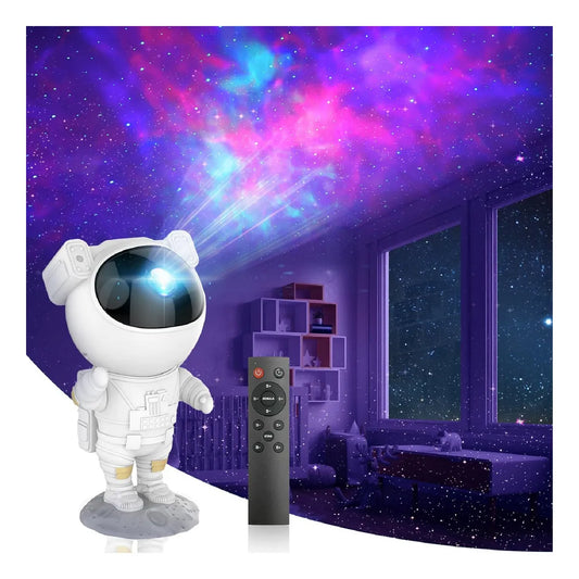 24 Proyectores De Estrella Galaxia Astronautas Lampara De Noche 127V Color de la estructura Blanco por Mayoreo