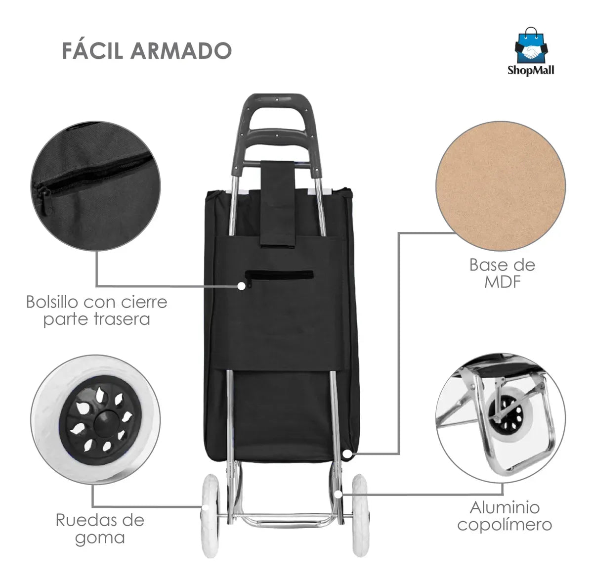 14 Carritos Para Mandando Plegable Bolsa Multiusos Resistente por Mayoreo