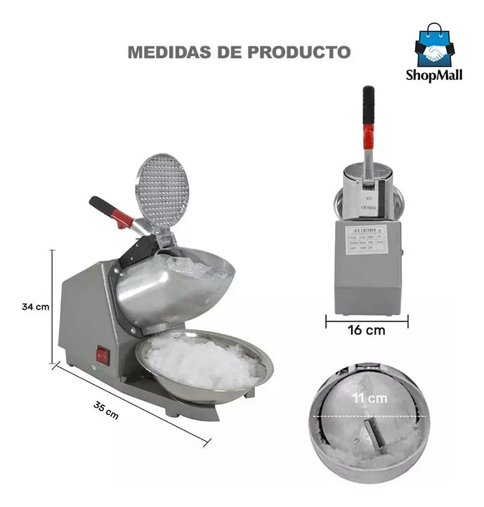 4 Trituradoras Eléctricas para Raspados por Mayoreo