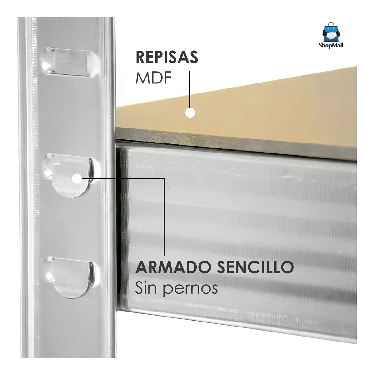 12 Estantes Metálico Anaquel Organizador Hogar 5 Niveles Madera por Mayoreo
