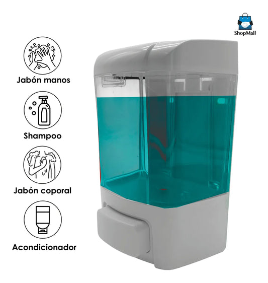 5 Dispensadores De Jabón Liquido/gel Para Baño 800ml por Mayoreo