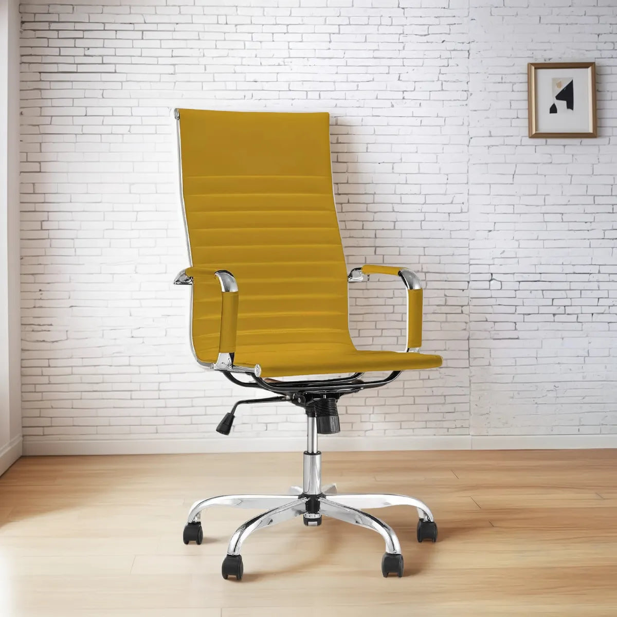 17 Silla Ejecutiva Oficina Metalica Reclinable Altura Ajustable por Mayoreo