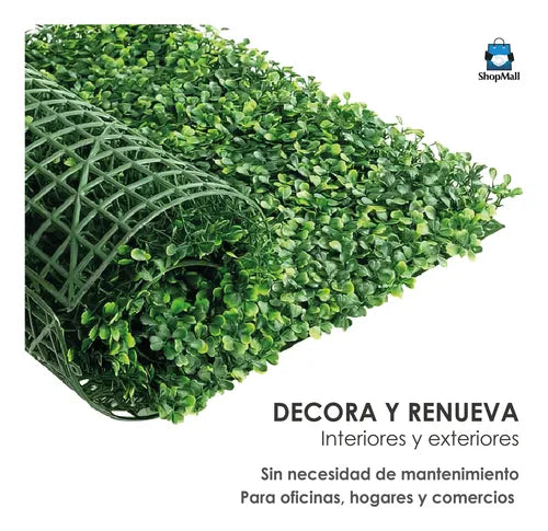 200 Muros Verdes Artificiales 60x40cm por Mayoreo