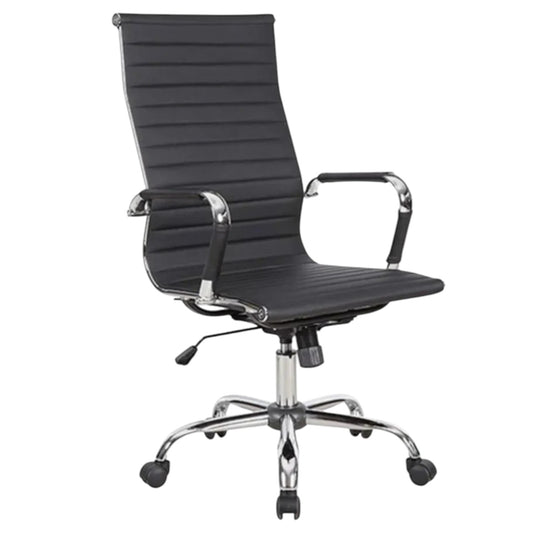 17 Silla Ejecutiva Oficina Metalica Reclinable Altura Ajustable por Mayoreo