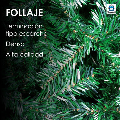 Paquete de 6 Árboles De Navidad 160cm De Altura Color Verde