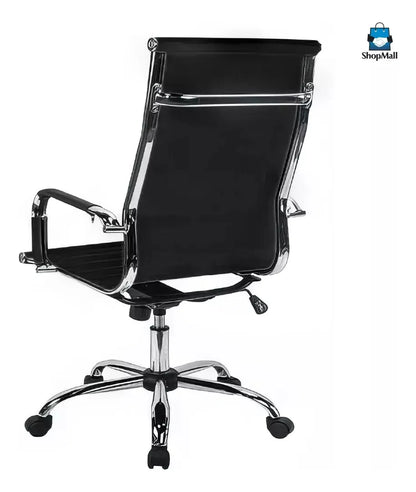 17 Silla Ejecutiva Oficina Metalica Reclinable Altura Ajustable por Mayoreo
