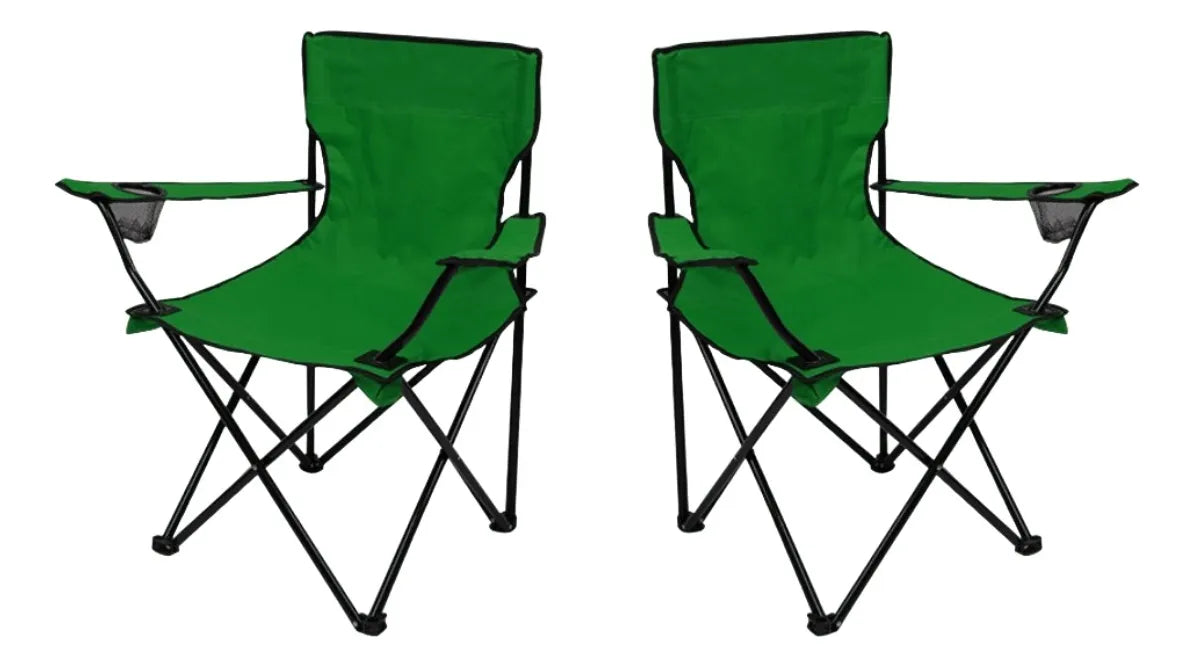 2 Sillas Playeras Plegable Portatil Para Exteriores Camping por Mayoreo