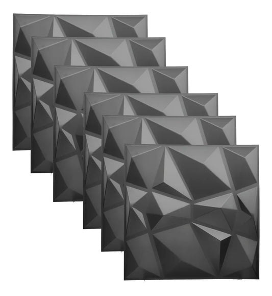 72 pzas Panel Decorativo 3D Para Pared 50 cm X 50 cm por Mayoreo