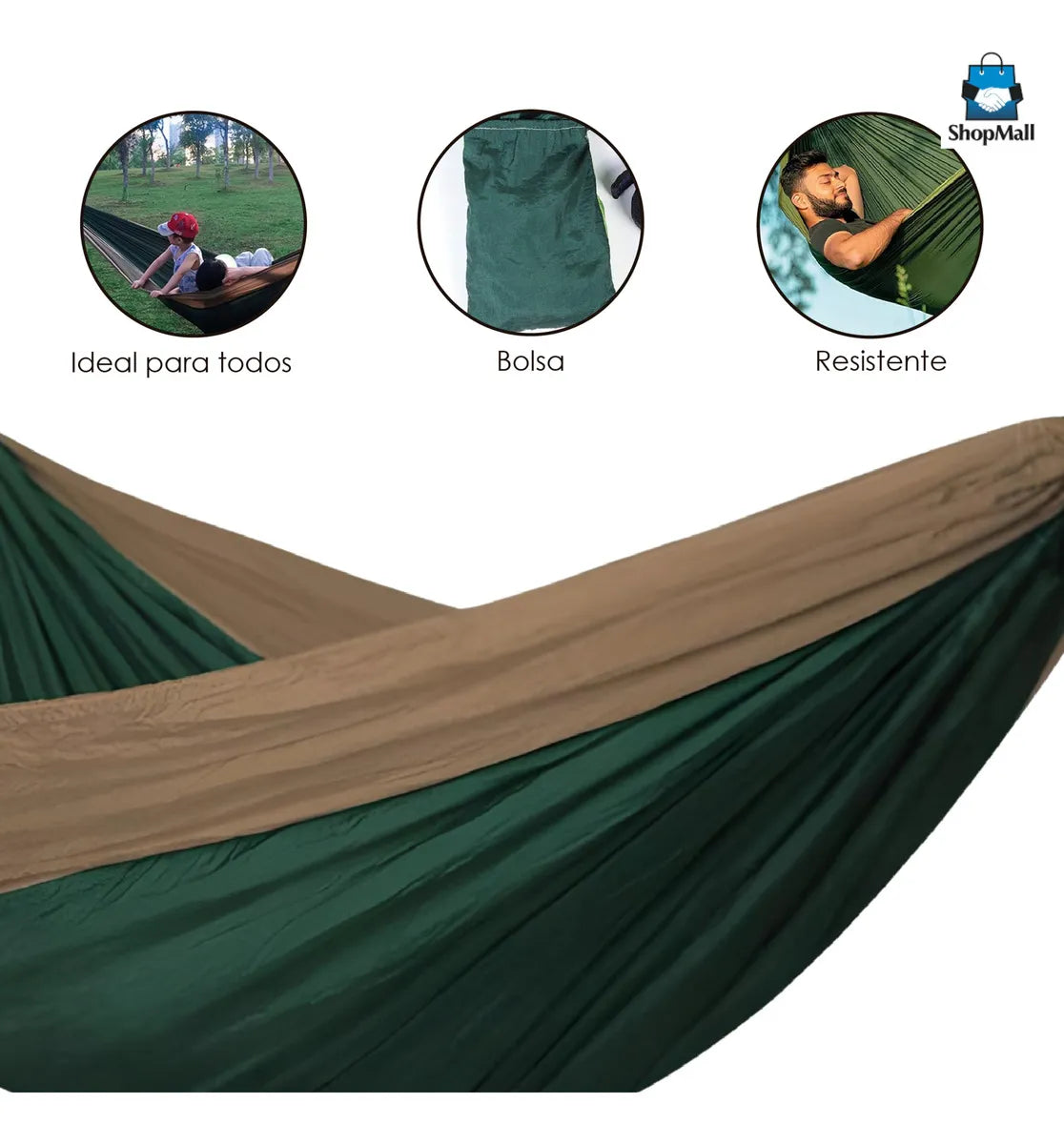 25 Hamacas Algodón Para Exterior Jardín Camping Portátil por Mayoreo