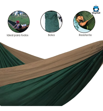 25 Hamacas Algodón Para Exterior Jardín Camping Portátil por Mayoreo