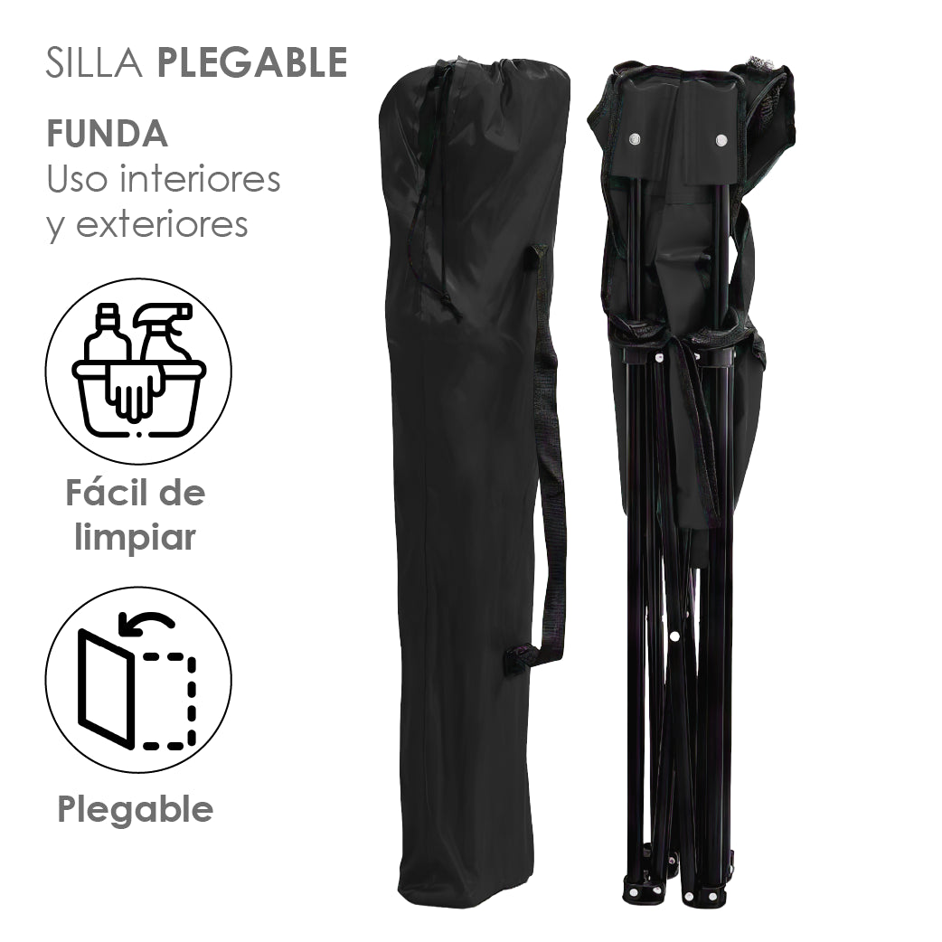 2 Sillas Playeras Plegable Portatil Para Exteriores Camping por Mayoreo