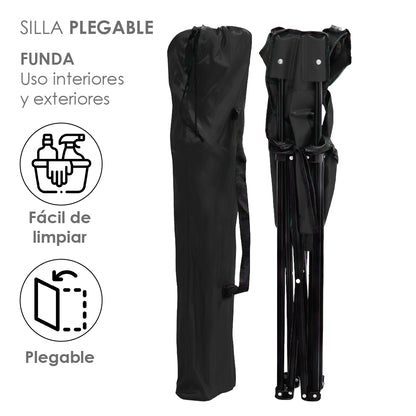 2 Sillas Playeras Plegable Portatil Para Exteriores Camping por Mayoreo