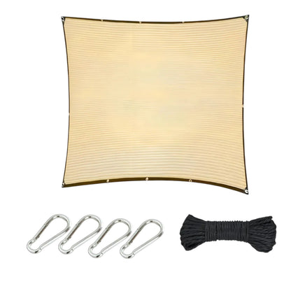 12 Malla Sombra Exteriores Con Cuerda 4x3 Mts Bloqueo Uv por Mayoreo