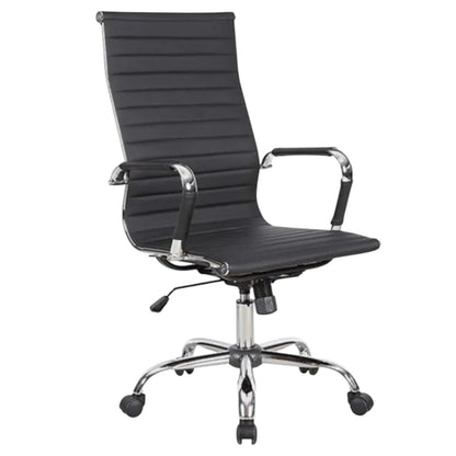 17 Silla Ejecutiva Oficina Metalica Reclinable Altura Ajustable por Mayoreo